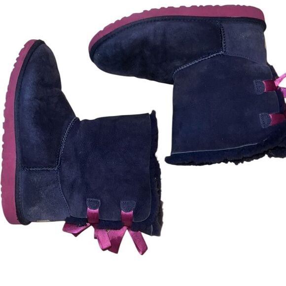 Ugg Blue Winter Boots Size 6 - Picture 5 of 7